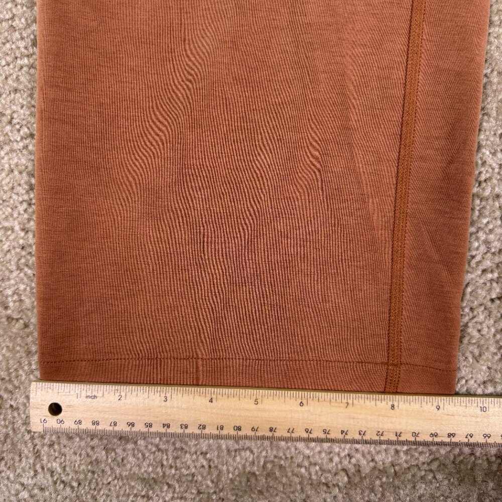 LULULEMON Softstreme High Rise Straight Cropped Pant Orange Size 10 LW6BZXS F662 - Picture 11 of 12